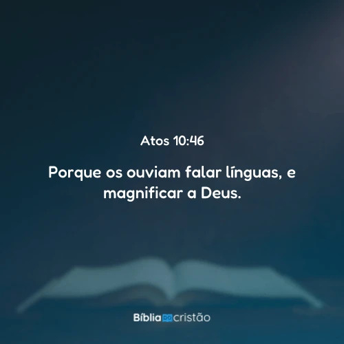 Atos 10:46