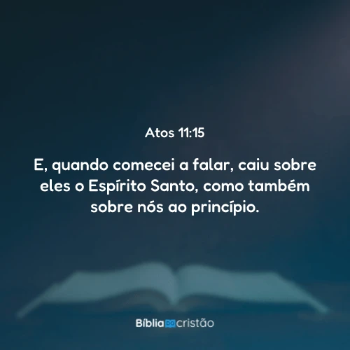 Atos 11:15