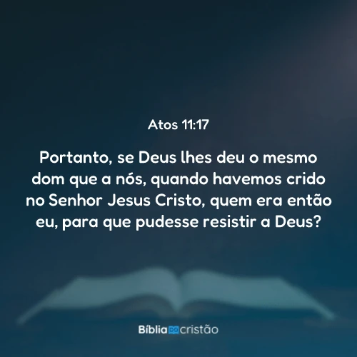 Atos 11:17