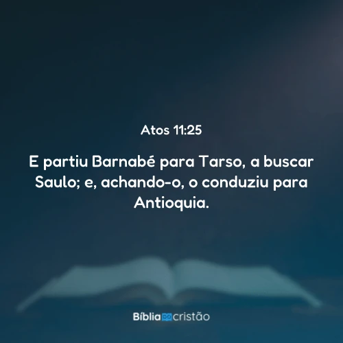 Atos 11:25