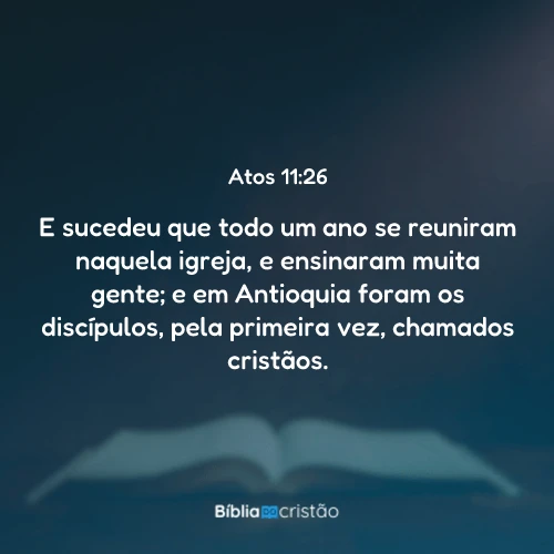 Atos 11:26