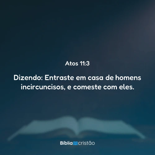 Atos 11:3