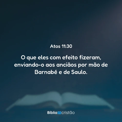 Atos 11:30