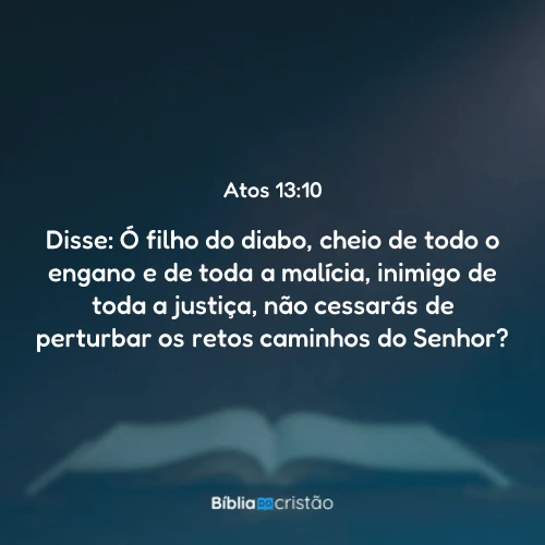 Atos 13:10