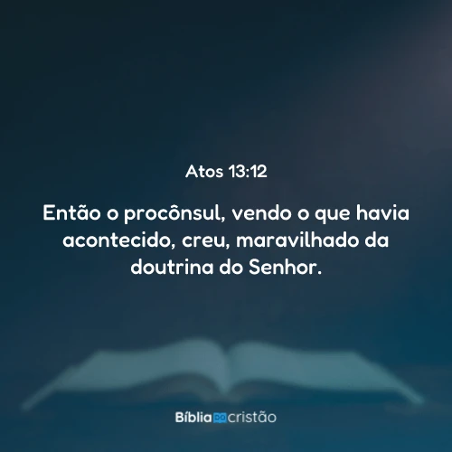 Atos 13:12