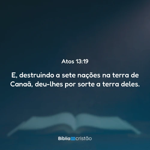 Atos 13:19