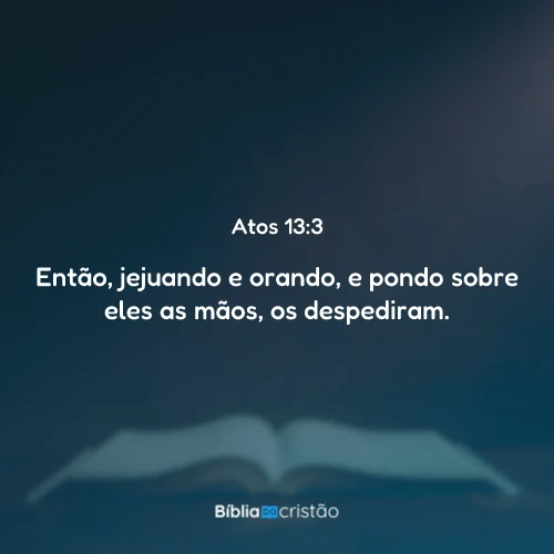 Atos 13:3