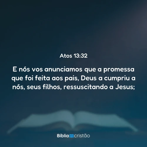 Atos 13:32
