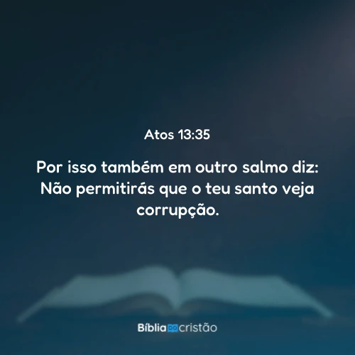 Atos 13:35