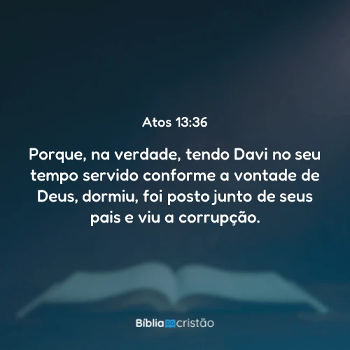 Atos 13:36