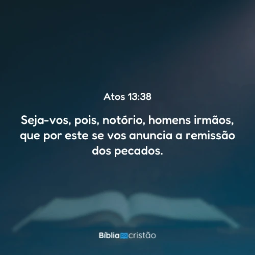 Atos 13:38