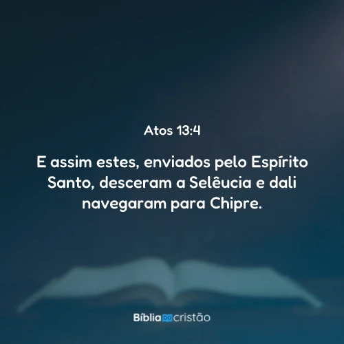 Atos 13:4