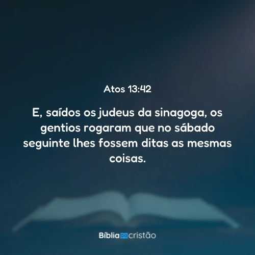 Atos 13:42