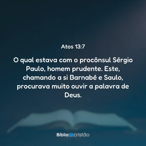 Atos 13:7
