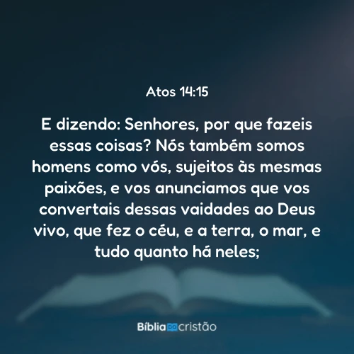 Atos 14:15