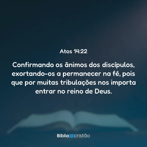 Atos 14:22