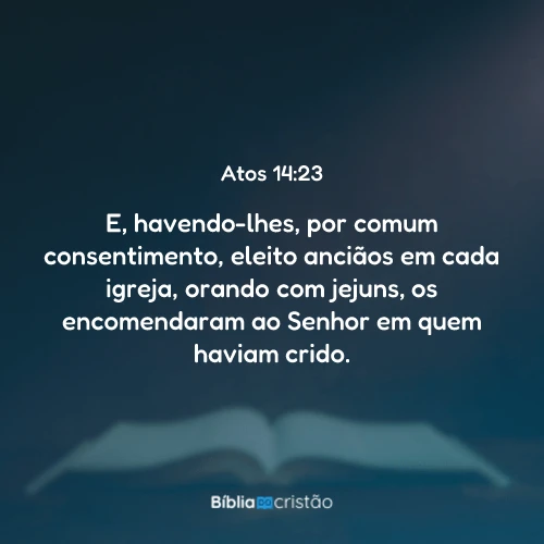 Atos 14:23
