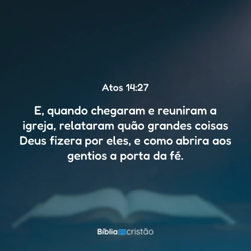 Atos 14:27