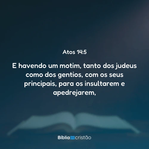 Atos 14:5