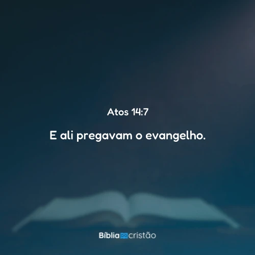 Atos 14:7