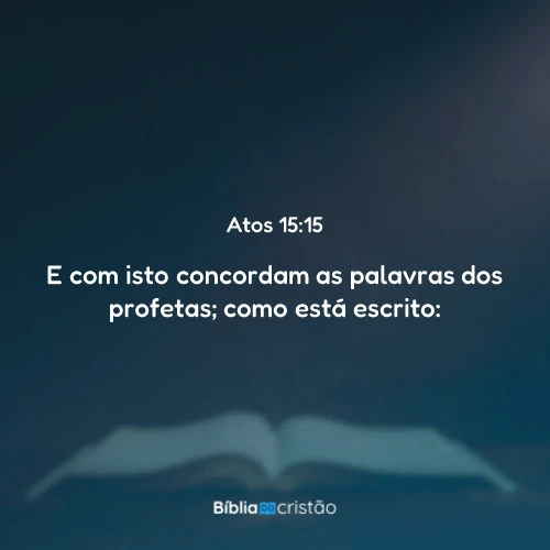 Atos 15:15