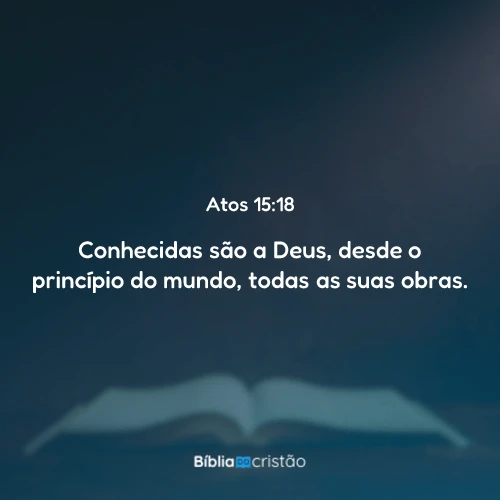 Atos 15:18