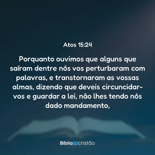 Atos 15:24