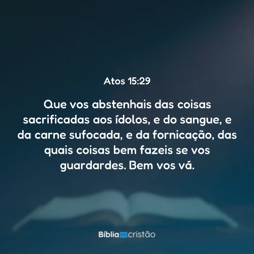 Atos 15:29