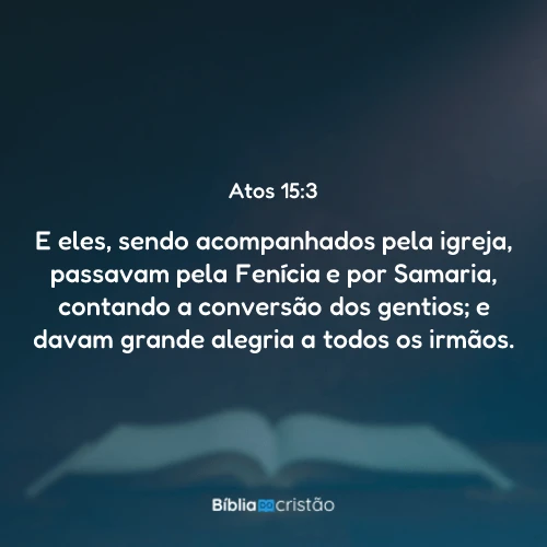 Atos 15:3