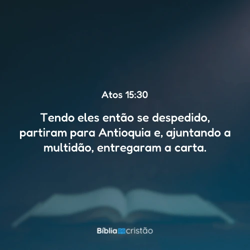 Atos 15:30
