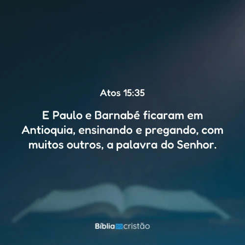 Atos 15:35