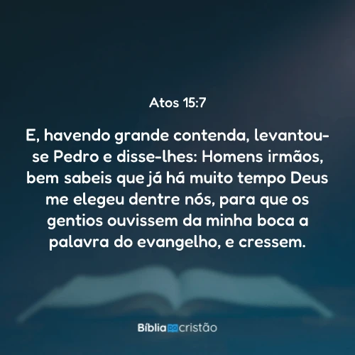 Atos 15:7