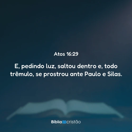 Atos 16:29
