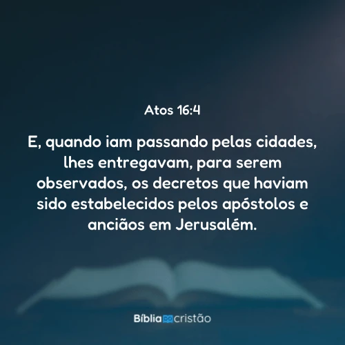 Atos 16:4