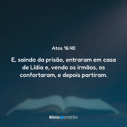 Atos 16:40