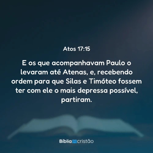 Atos 17:15