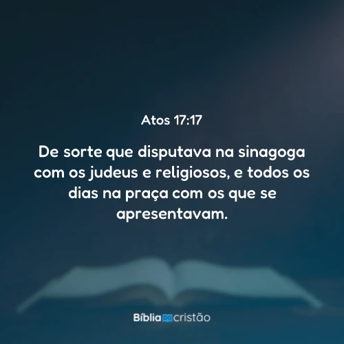 Atos 17:17