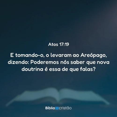 Atos 17:19