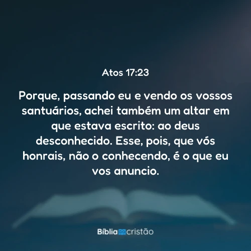 Atos 17:23