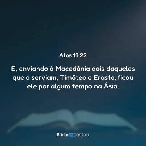 Atos 19:22