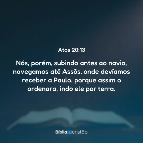 Atos 20:13