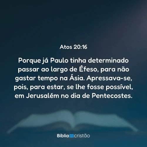 Atos 20:16
