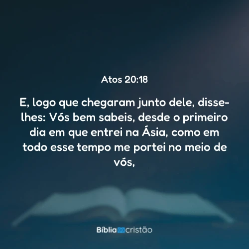 Atos 20:18