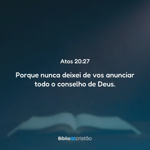Atos 20:27