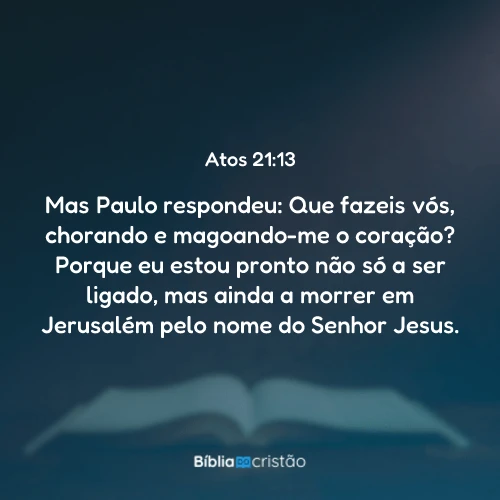 Atos 21:13