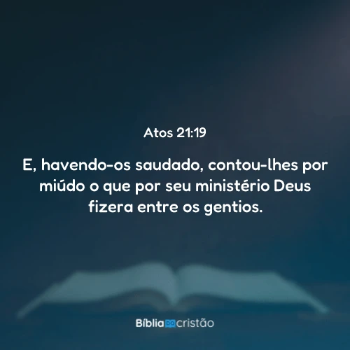 Atos 21:19