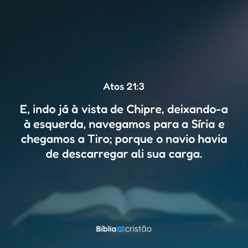 Atos 21:3