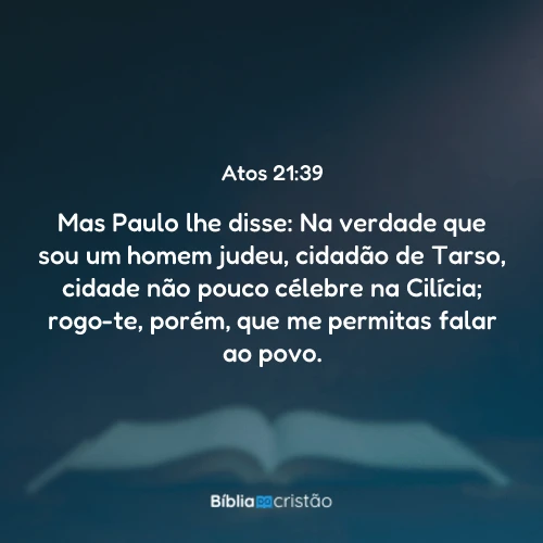Atos 21:39