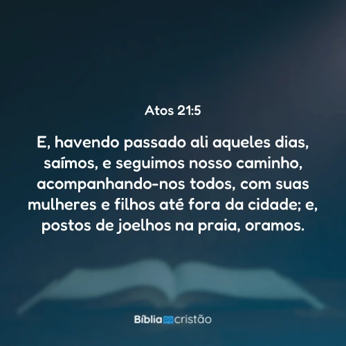 Atos 21:5