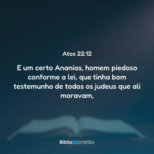 Atos 22:12